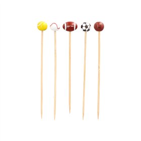Fingerfood Amuse prikkers 12,5cm Sport