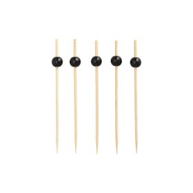 Fingerfood Amuse prikkers 12cm Black Pearl