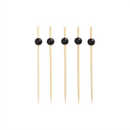 Fingerfood Amuse prikkers 12cm Black Pearl