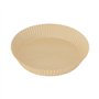 Bakpapier Ø 20cm x 4,5cm Bruin voor Airfryer / heteluchtfriteuses