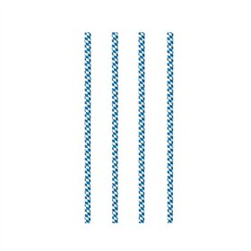 Drinkrietjes Papier Ø 6mm x 20cm Beiers Blauw - Horecavoordeel.com