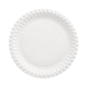 Borden Karton rond Ø 23cm Wit
