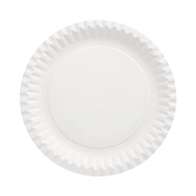 Borden Karton rond Ø 23cm Wit
