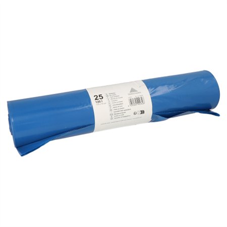 Industrie afvalzakken LDPE 120 l 110cm x 70cm Blauw - Horecavoordeel.com