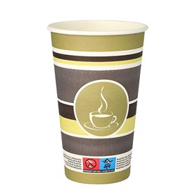Koffiebekers 400ml Karton Ø 9 x 13,9cm Groen To Go
