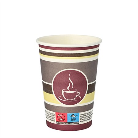 Drinkbekers Karton To Go 0,25 l Ø 8cm x 11cm - Horecavoordeel.com