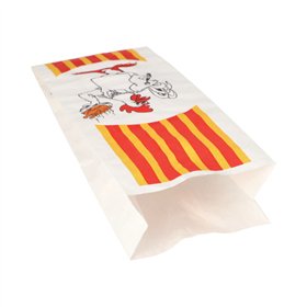 Kipzakken HDPE-gecoated 24cm x 10,5cm x 5,5cm Gegrilde kip 1/2 - Horecavoordeel.com