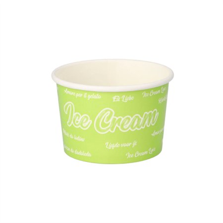 IJsbekers Karton rond 150ml Ø 8,6cm x 5,2cm