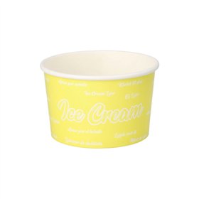 IJsbekers Karton rond 200ml Ø 9,5cm x 6cm - Horecavoordeel.com
