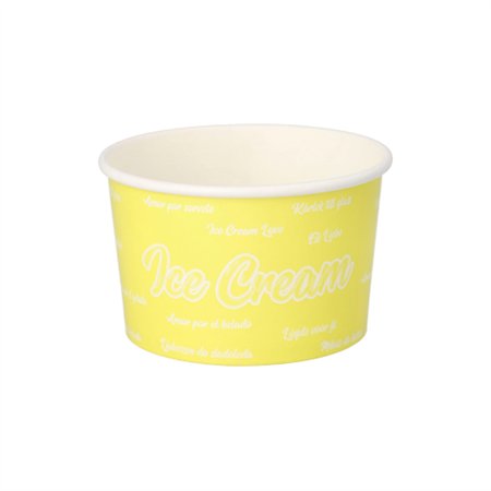IJsbekers Karton rond 200ml Ø 9,5cm x 6cm