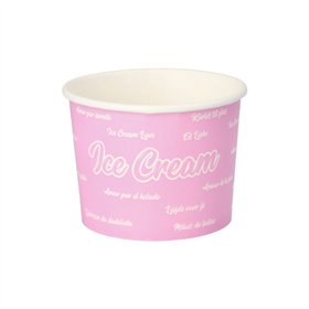 IJsbekers Karton rond 250ml Ø 9,5cm x 6,2cm