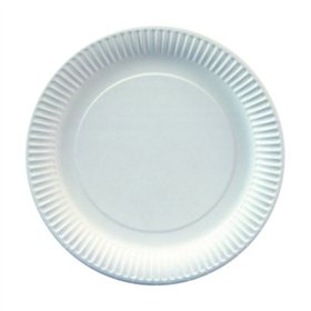 Borden Karton rond Ø 23cm Wit
