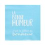 Servetten 3-laags 1/4 vouw 33cm x 33cm Blauw La Bonne Humeur