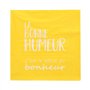 Servetten 3-laags 1/4 vouw 33cm x 33cm Geel La Bonne Humeur - Horecavoordeel.com