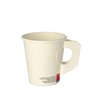 Drinkbekers met handgreep Karton 0,18 l Ø 7,3cm x 7,8cm Wit
