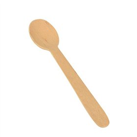 Koffielepels hout 11cm