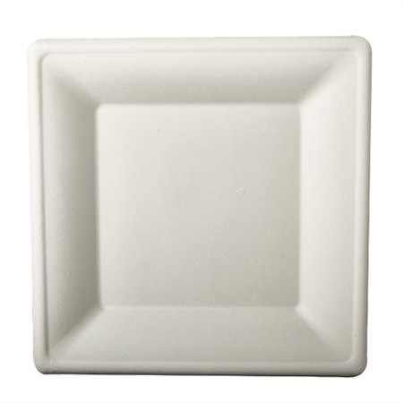 Borden van Suikerriet vierkant 26cm x 26cm - Horecavoordeel.com