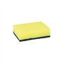 Pannensponsen rechthoekig 2,6cm x 9cm x 6,6cm Geel/Groen - Horecavoordeel.com