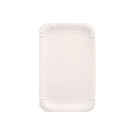 Schaaltjes Karton rechthoekig 10cm x 16cm Wit