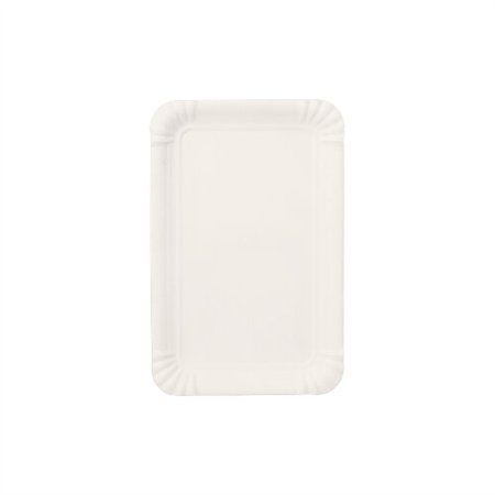 Schaaltjes Karton rechthoekig 11cm x 17cm Wit