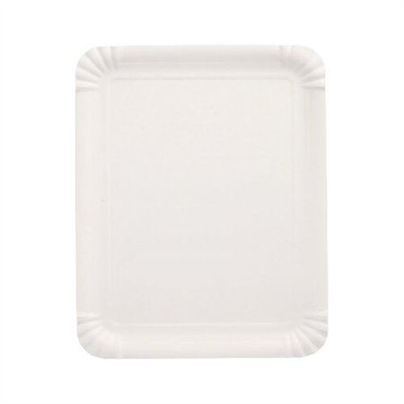 Schaaltjes Karton rechthoekig 16cm x 20cm Wit - Horecavoordeel.com