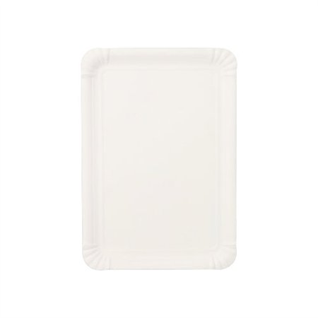 Schaaltjes Karton rechthoekig 16cm x 23cm Wit