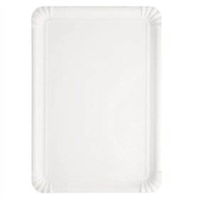 Schaaltjes Karton rechthoekig 24cm x 33cm Wit - Horecavoordeel.com