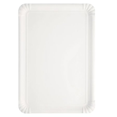 Schaaltjes Karton rechthoekig 24cm x 33cm Wit