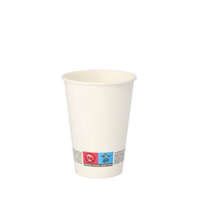 Automaatbekers van Karton To Go 0,18 l Ø 7cm x 9,2cm Wit - Horecavoordeel.com