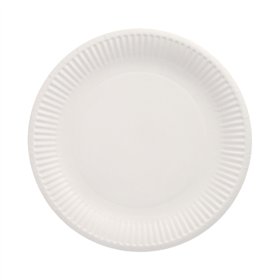 Borden Karton rond Ø 23cm Wit