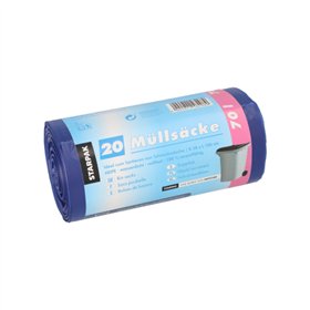 Industrie afvalzakken HDPE 70 l 100cm x 58cm Blauw - Horecavoordeel.com
