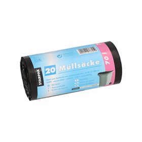 Industrie afvalzakken HDPE 70 l 100cm x 58cm Zwart - Horecavoordeel.com