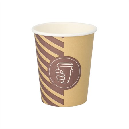 Drinkbekers Karton 0,2 l Ø 8cm x 9,2cm Coffee Line