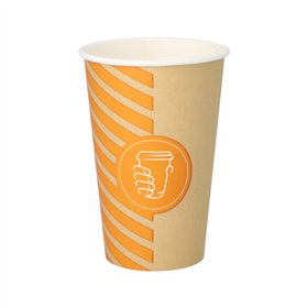 Drinkbekers Karton 0,3 l Ø 8cm x 11,6cm Coffee Line - Horecavoordeel.com
