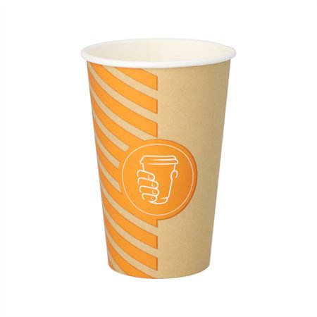 Drinkbekers Karton 0,3 l Ø 8cm x 11,6cm Coffee Line