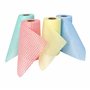Schoonmaakdoekjes 1750cm x 18cm kleuren assortiment 50 Blad geperforeerd niet krassend - Horecavoordeel.com