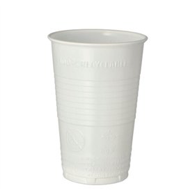 Drinkbekers PP 0,3 l Ø 7,8cm x 11,3cm Wit