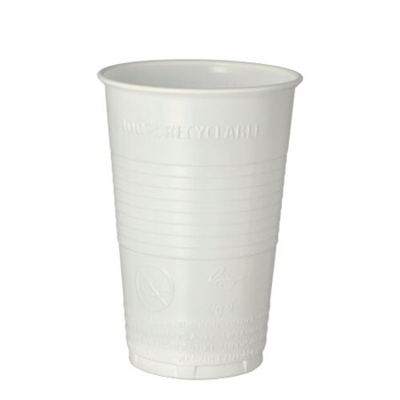 Drinkbekers PP 0,3 l Ø 7,8cm x 11,3cm Wit