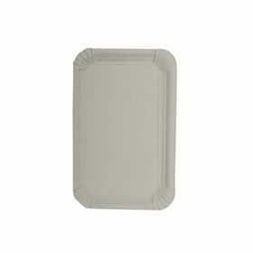 Schaaltjes Karton (rc) rechthoekig 11cm x 17,5cm Wit - Horecavoordeel.com