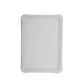 Schaaltjes Karton (rc) rechthoekig 17cm x 25cm Wit