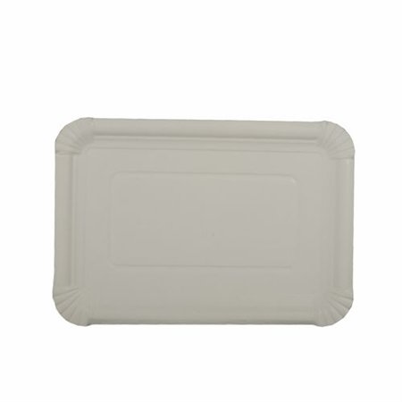 Schaaltjes Karton (rc) rechthoekig 18cm x 26cm Wit