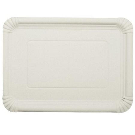 Schaaltjes Karton (rc) rechthoekig 25cm x 35cm Wit