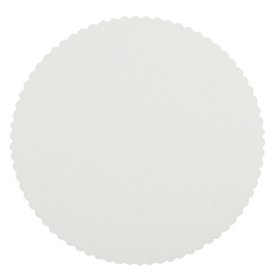 Taartranden Karton (rc) rond Ø 32cm Wit
