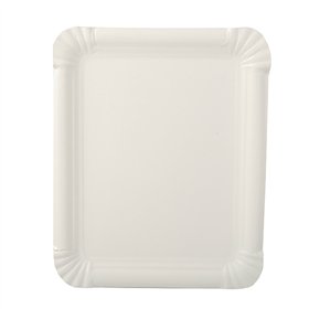 Schaaltjes Karton rechthoekig 16,5cm x 20cm Wit extra sterk