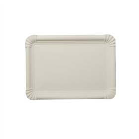 Schaaltjes Karton rechthoekig 16,5cm x 23cm Wit extra sterk