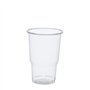 Drinkbekers voor koude dranken PLA 0,25 l Ø 7,8cm x 11cm Glashelder met schuimkraag - Horecavoordeel.com