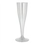 Glazen voor mousserende wijn PS 0,1 l Ø 5cm x 17,5cm Glashelder