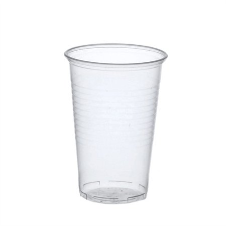 Drinkbekers PP 0,5 l Ø 9,5cm x 13,7cm Transparant met schuimkraag