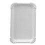 Schaaltjes Karton rechthoekig 11cm x 17,5cm Wit