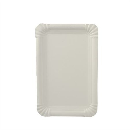 Schaaltjes Karton rechthoekig 13cm x 20cm Wit